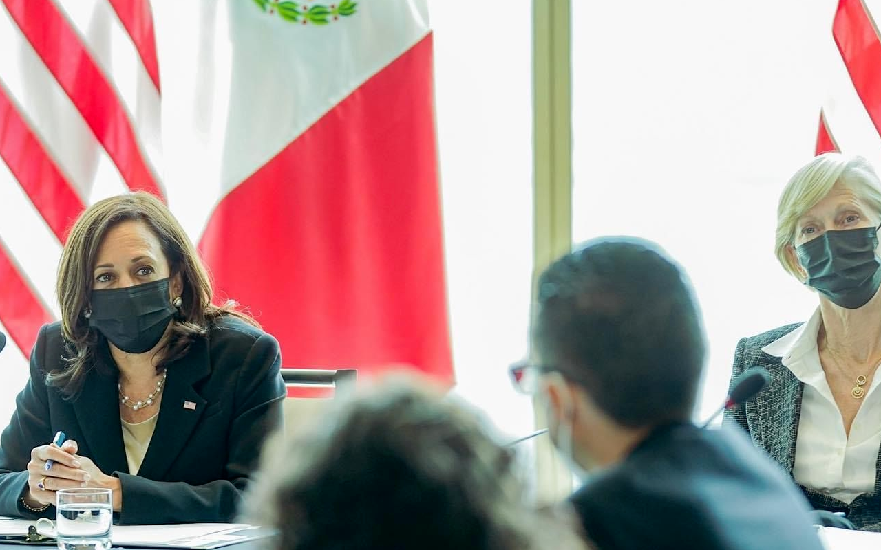 Kamala Harris en su primer visita a México. Fotografía | Vice President Kamala Harris.
